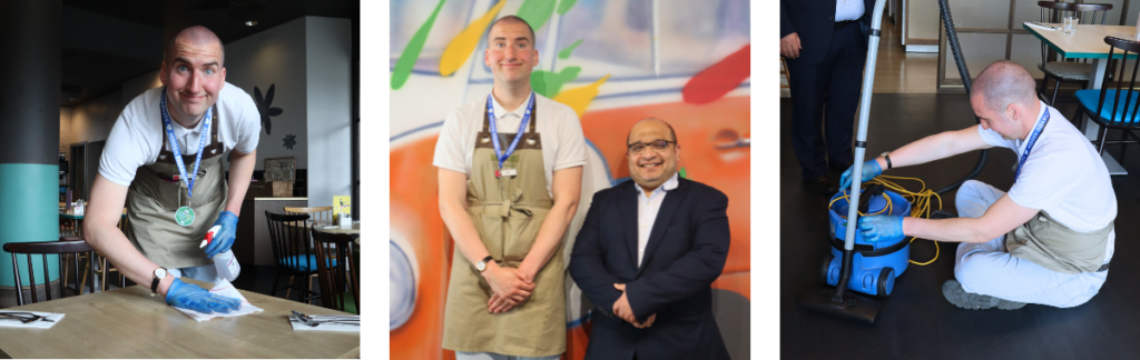 Josh on his placement at Leonardo Hotel Brighton