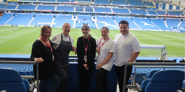 One of our candidates at BHAFC with her employers
