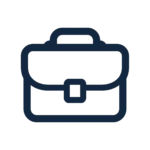 A graphic of a briefcase