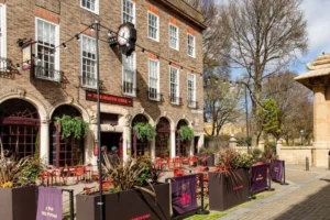 The North Star pub terrace