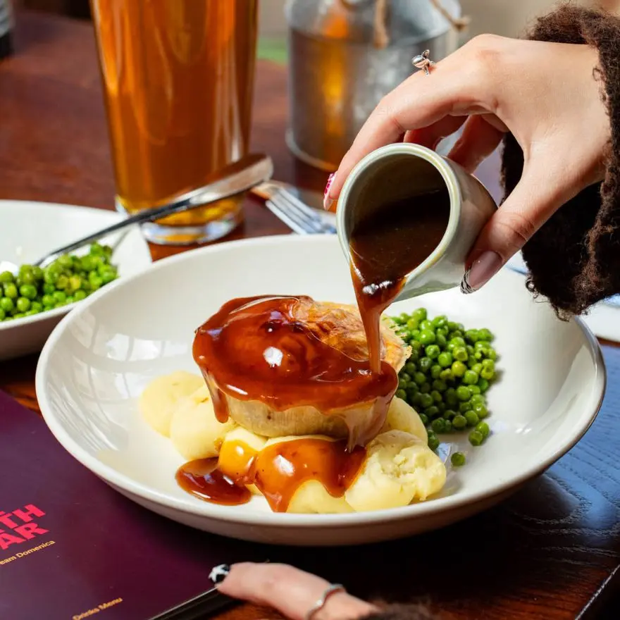Pie & mash at The North Star pub Brighton