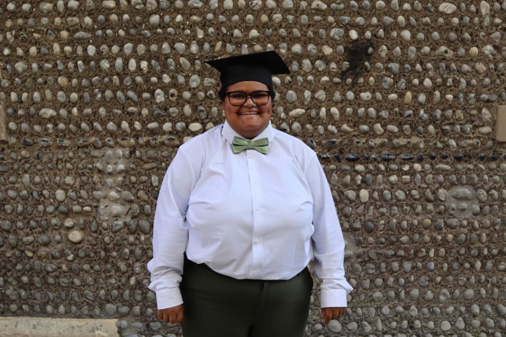 Candidate at Graduation