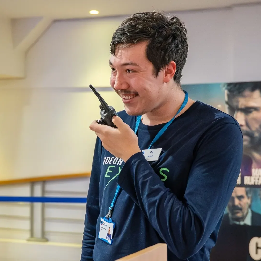 Guy at Odeon Cinema, Brighton
