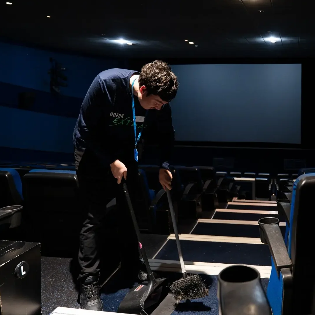 Guy at Odeon Cinema, Brighton